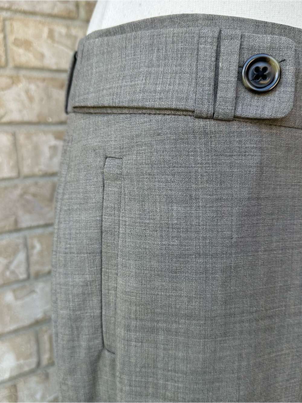 Banana Republic Jackson Fit Wool Stretch Lined Pants Size 6 NWOT - Picture 3 of 11